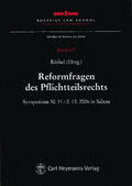 Röthel |  Reformfragen des Pflichtteilsrechts | Buch |  Sack Fachmedien