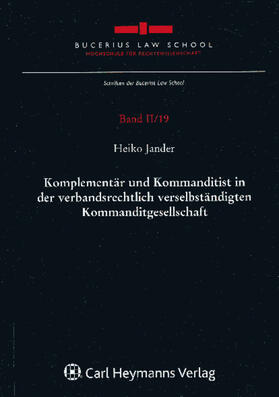 Jander | Komplementär und Kommanditist in der verbandsrechtlich verselbständigten Kommanditgesellschaft | Buch | 978-3-8329-6094-0 | sack.de