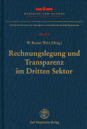 Walz |  Rechnungslegung und Transparenz im Dritten Sektor | Buch |  Sack Fachmedien