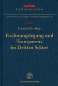 Walz |  Rechnungslegung und Transparenz im Dritten Sektor | Buch |  Sack Fachmedien