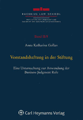 Gollan | Vorstandshaftung in der Stiftung | Buch | 978-3-8329-6117-6 | sack.de
