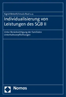 Betzelt / Rust / El-Ghazi |  Individualisierung von Leistungen des SGB II | Buch |  Sack Fachmedien