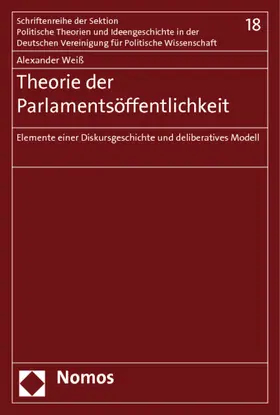Weiß |  Theorie der Parlamentsöffentlichkeit | Buch |  Sack Fachmedien