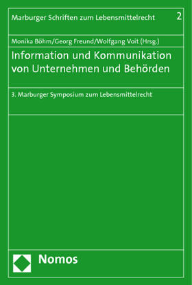 Böhm / Freund / Voit | Information und Kommunikation von Unternehmen und Behörden | Buch | 978-3-8329-6174-9 | sack.de