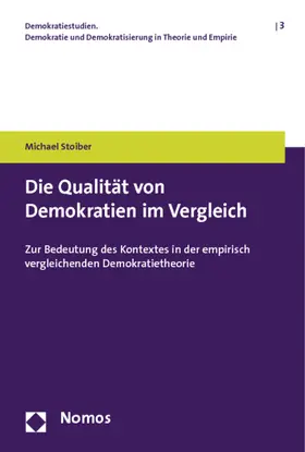 Stoiber |  Die Qualität von Demokratien im Vergleich | Buch |  Sack Fachmedien