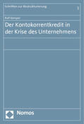 Kemper |  Der Kontokorrentkredit in der Krise des Unternehmens | Buch |  Sack Fachmedien