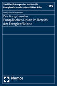 Wüstemann |  Wüstemann, N: Vorgaben der Europäischen Union im Bereich der | Buch |  Sack Fachmedien