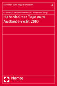 Barwig / Beichel-Benedetti / Brinkmann |  Hohenheimer Tage zum Ausländerrecht 2010 | Buch |  Sack Fachmedien