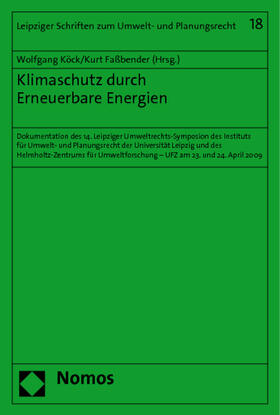 Köck / Faßbender | Klimaschutz durch Erneuerbare Energien | Buch | 978-3-8329-6321-7 | sack.de