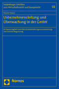 Haese |  Haese, D: Unternehmensleitung und Überwachung in der GmbH | Buch |  Sack Fachmedien