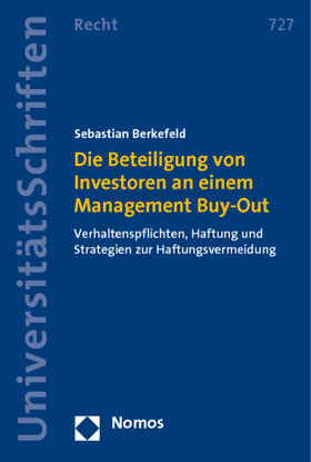 Berkefeld | Die Beteiligung von Investoren an einem Management Buy-Out | Buch | 978-3-8329-6345-3 | sack.de