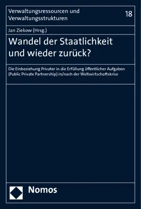 Ziekow |  Wandel der Staatlichkeit und wieder zurück? | Buch |  Sack Fachmedien