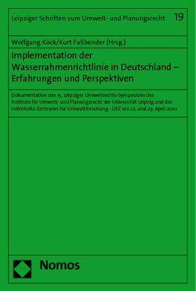 Köck / Faßbender |  Implementation der Wasserrahmenrichtlinie in Deutschland | Buch |  Sack Fachmedien