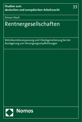 Stark |  Rentnergesellschaften | Buch |  Sack Fachmedien