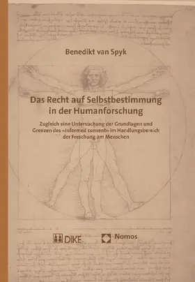 Spyk |  Das Recht auf Selbstbestimmung in der Humanforschung | Buch |  Sack Fachmedien