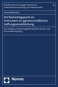 Weidmüller |  Weidmüller, J: Rückschlagsperre als Instrument | Buch |  Sack Fachmedien