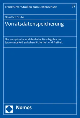 Szuba |  Vorratsdatenspeicherung | Buch |  Sack Fachmedien