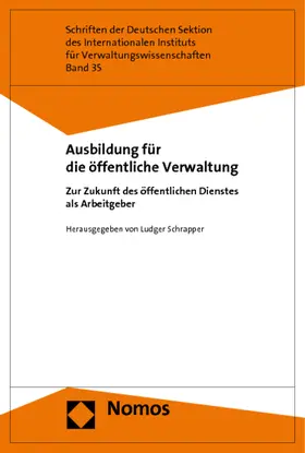 Schrapper |  Ausbildung für die öffentliche Verwaltung | Buch |  Sack Fachmedien