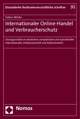 Wilcke |  Wilcke, T: Internationaler Online-Handel und Verbraucher. | Buch |  Sack Fachmedien