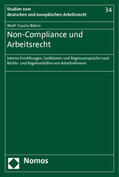 Böhm |  Böhm, W: Non-Compliance und Arbeitsrecht | Buch |  Sack Fachmedien