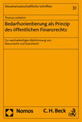 Leibohm |  Leibohm: Bedarfsorient./Prinzip öffentlichen Finzanzrechts | Buch |  Sack Fachmedien
