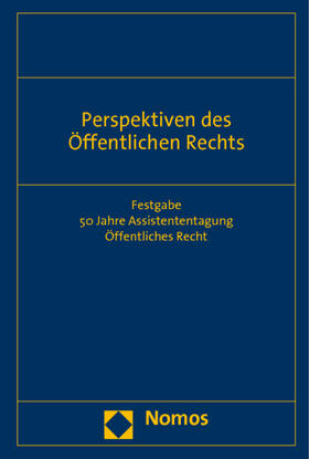 Dalibor / Debus / Gröblinghoff |  Perspektiven des Öffentlichen Rechts | Buch |  Sack Fachmedien