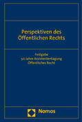 Dalibor / Debus / Gröblinghoff |  Perspektiven des Öffentlichen Rechts | Buch |  Sack Fachmedien