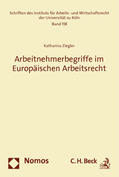 Ziegler |  Arbeitnehmerbegriffe im Europäischen Arbeitsrecht | Buch |  Sack Fachmedien