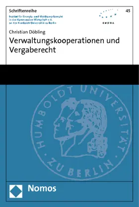 Döbling |  Verwaltungskooperationen und Vergaberecht | Buch |  Sack Fachmedien