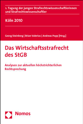 Popp / Steinberg / Valerius | Das Wirtschaftsstrafrecht des StGB | Buch | 978-3-8329-6677-5 | sack.de