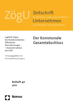 PricewaterhouseCoopers |  Der Kommunale Gesamtabschluss | Buch |  Sack Fachmedien