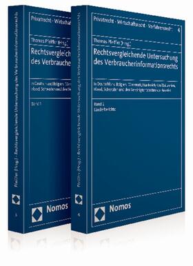 Pfeiffer | Rechtsvergleich. Unters./Verbraucherinformationsr. 2 Bde | Buch | 978-3-8329-6697-3 | sack.de