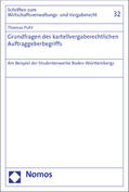 Puhl |  Puhl, T: Grundfragen des kartellvergaberechtlichen Auftrag. | Buch |  Sack Fachmedien