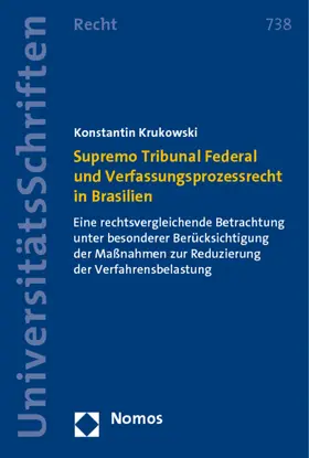 Krukowski |  Supremo Tribunal Federal und Verfassungsprozessrecht in Brasilien | Buch |  Sack Fachmedien