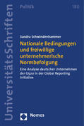Schwindenhammer |  Schwindenhammer, S: Nationale Bedingungen und freiwillige un | Buch |  Sack Fachmedien