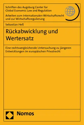 Heß |  Rückabwicklung und Wertersatz | Buch |  Sack Fachmedien