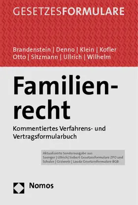 Brandenstein / Denno / Klein |  Familienrecht | Buch |  Sack Fachmedien