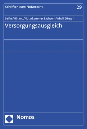 Sethe / Höland |  Versorgungsausgleich | Buch |  Sack Fachmedien