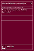 Joerden / Hilgendorf / Petrillo |  Menschenwürde in der Medizin: Quo vadis? | Buch |  Sack Fachmedien