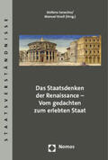 Saracino / Knoll |  Das Staatsdenken der Renaissance - Vom gedachten zum erlebten Staat | Buch |  Sack Fachmedien