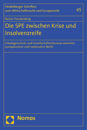 Freudenberg | Die SPE zwischen Krise und Insolvenzreife | Buch | 978-3-8329-7128-1 | sack.de