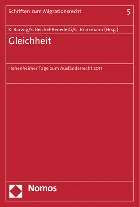 Barwig / Beichel-Benedetti / Brinkmann |  Gleichheit | Buch |  Sack Fachmedien