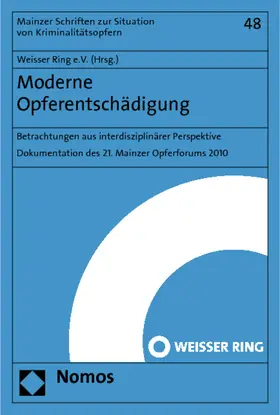  Moderne Opferentschädigung | Buch |  Sack Fachmedien