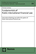 Gortsos |  Gortsos, C: Fundamentals of Public Internat. Financial Law | Buch |  Sack Fachmedien