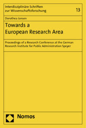 Jansen |  Jansen, D: Towards a European Research Area | Buch |  Sack Fachmedien