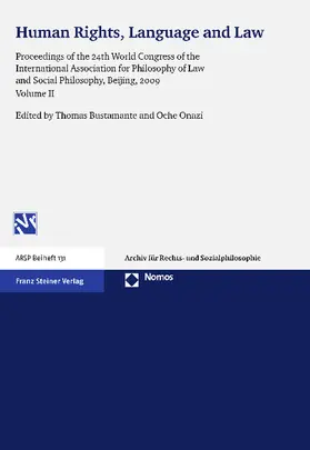Bustamante / Onazi |  Human Rights, Language and Law | Buch |  Sack Fachmedien