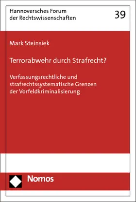 Steinsiek | Terrorabwehr durch Strafrecht? | Buch | 978-3-8329-7522-7 | sack.de
