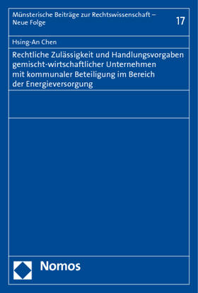 Chen | Chen, H: Rechtliche Zulässigkeit und Handlungsvorgaben | Buch | sack.de