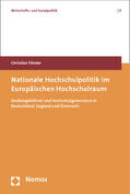 Förster |  Förster, C: Nationale Hochschulpolitik | Buch |  Sack Fachmedien
