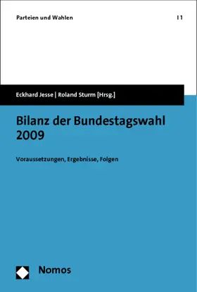 Jesse / Sturm |  Bilanz der Bundestagswahl 2009 | Buch |  Sack Fachmedien